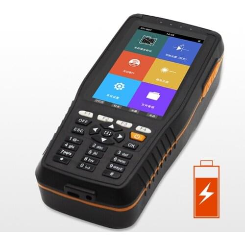 TM290 OTDR Optical Time Domain Reflectometer 4 in1 with VFL/OPM/OLS Touch Screen 0m to 60km Range Optical Instrument