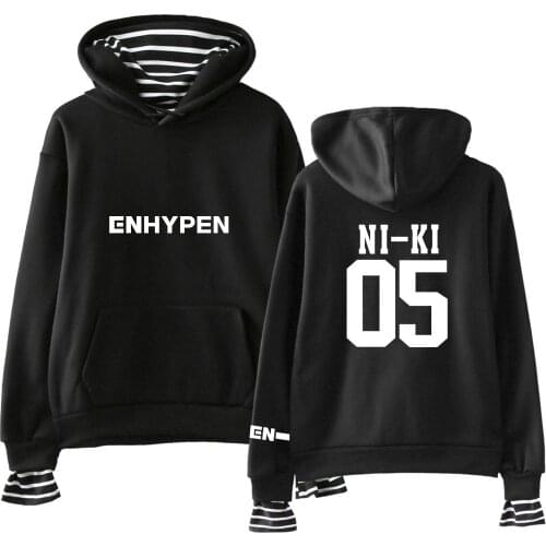 Enhypen Hoodie Sweatshirts Kpop Men Women Print Pullover Autumn Winter Harajuku Tracksui Hoodies Hip Hop Womens Pullover Hoody