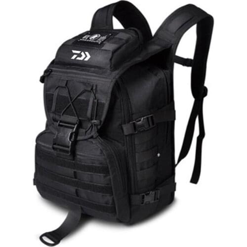 Outdoor Waterproof Fishing Bag Men Climbing Multifunctional Camping Shoulders Backpack Travel Multi-Purpose Sports Bags