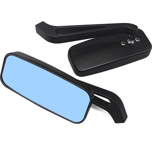 Universal 8mm 10mm Motorcycle Rear View Side Mirrors Black Cafe Racer Mirror For ducati monster 696 ktm duke 790 duke xmax300