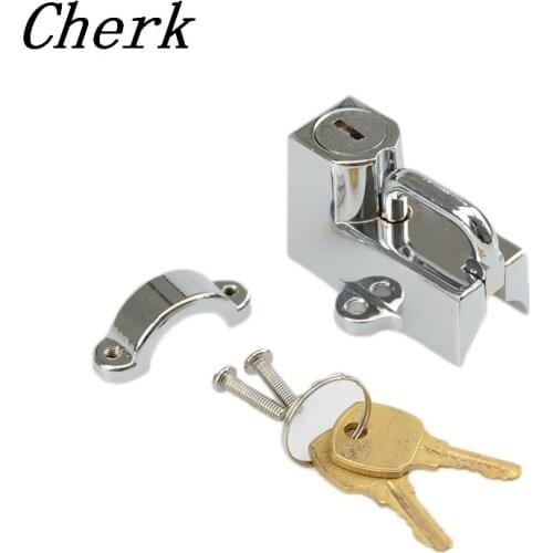 Universal Motorcycle Motorbike Helmet Lock Anti-theft Security & 2 Keys Locking Set For Harley Honda Yamah 7/8'' 22mm Tube