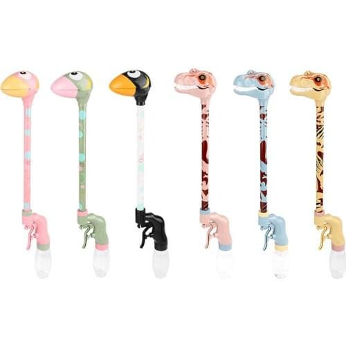 Dinosaur Water Blaster Soaker Gun For KidsPump Action Outdoor Squirt GunLong-Range Shooting Water Pistol Toy For Party Play