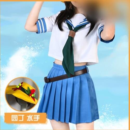 Anime Identity V Emma Woods Oceangoing Voyage Day Sailor Party Uniform Cosplay Costume Women Halloween Free Shipping 2021 New