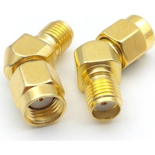 100PCS 45 Degree SMA Female to RP-SMA Male Connector and 135 Degree Angle wholesale