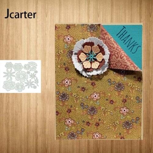 2021 New Arrival Metal Cutting Dies Flowers Leaves Craft Handmade Knife Mould Blade Punch Stencils Dies Cut Scrapbooking Model