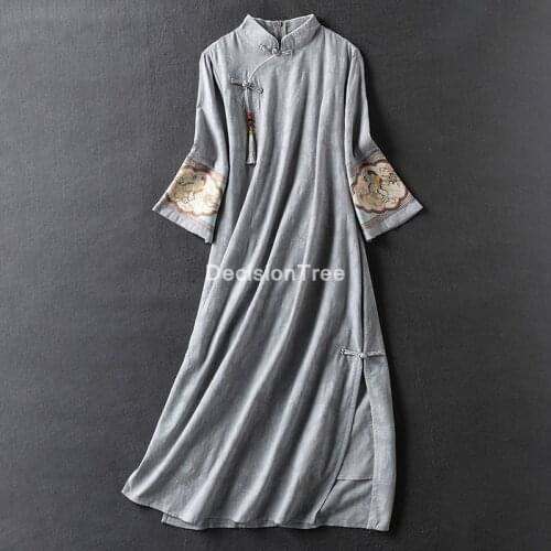 2021 retro sexy lace cheongsam dress woman chinese style party qipao cheongsam qipao elegant party dress Modern Cheongsam dress
