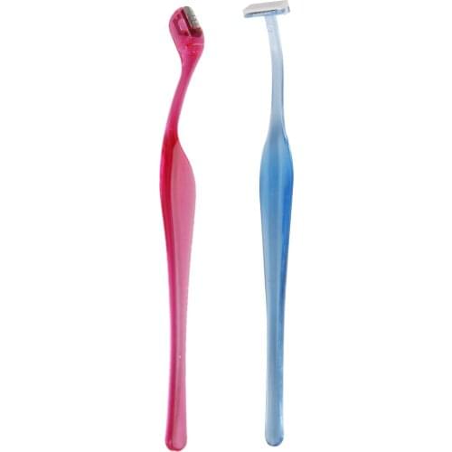 2x Cosmetic Eyebrow Lip Trimmer Mini Shaver Facial Hair Remover Tool