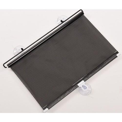 Black Car Auto Window Roll Blind Sunshade 45 x125cm Windshield Sun Shield Visor
