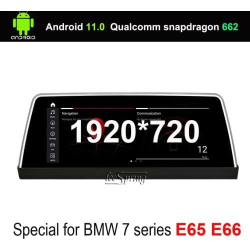 10.25" 8-Core Android 11 Car multimedia Player for BMW 7 series E65 E66 2003-2007