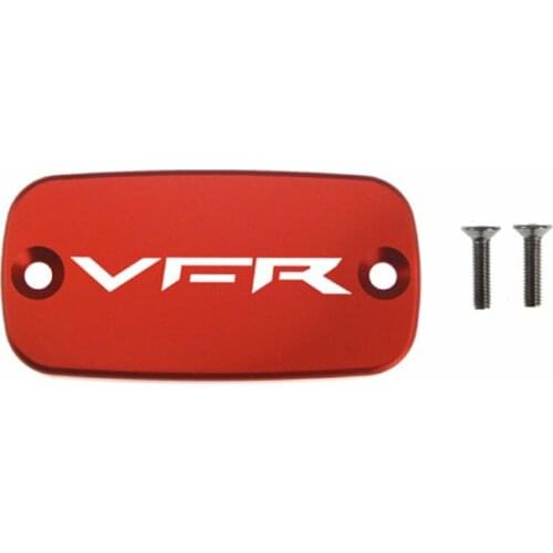 CNC Aluminum Motorcycle Brake Fluid Fuel Reservoir Tank Cover Cap FOR HONDA VFR800X Crossrunner/VFR1200X Crossrunner 2014-2017