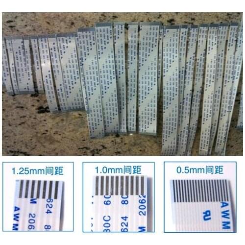 FFC Cable 30P 0.50mm Pitch FPC/FFC Jumper, Same Side Contacts (Type A), 30 Circuits, 200mm Cable Length,China-made