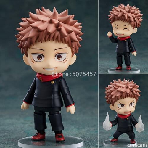 10cm Jujutsu Kaisen Anime Figure Itadori Yuji 1479# Action Figure Jujutsu Kaisen Itadori Yuji Figurine Collection Model Doll Toy