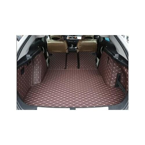 Good mats! Full set trunk mats for BMW 3 Series GT F34 320i 328i 335i 2017-2012 durable boot carpets cargo liner,Free shipping