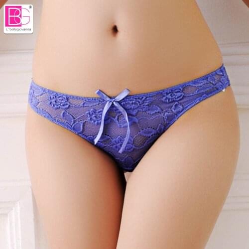L'bellagiovanna Small Size Women Panties Seamless Girls Underwear Sexy Briefs Female Floral Lace Bow Panties Intimate Bragas1511