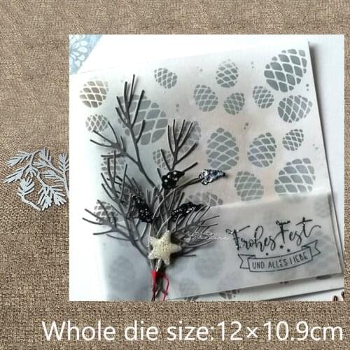 XLDesign Craft Metal Cutting Dies stencil mold 4pcs branches decoration scrapbook Album Paper Card Craft Embossing die cuts