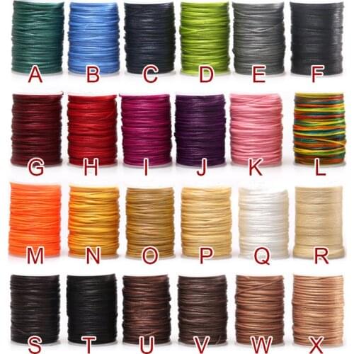 Flat Waxed Thread Set (1.2mm Width) 210D, String Cord Sewing Craft Tool for DIY Handicraft Leather Shoe Package Repair Stitching