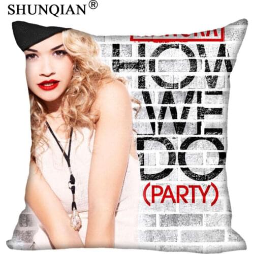 Rita Ora Pillowcase Square Zippered Home Decorative Pillow Cover Wedding Custom Gift For Two Sides Printed