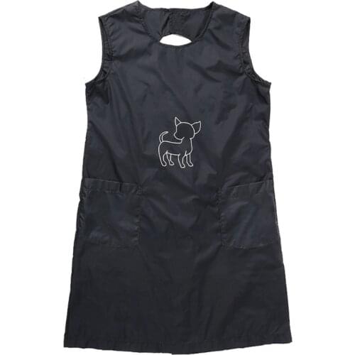 Waterproof Nylon Pet Grooming Apron Work Clothes Dogs Cats Groomer Bath Hairdressing Anti Sticking Smock