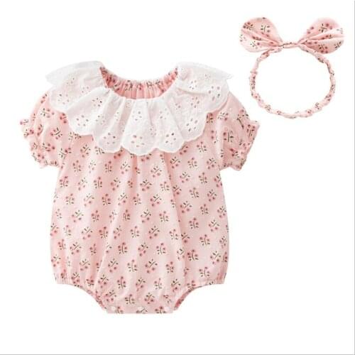 Pearl Diary Bodysuit With Short Sleeves For Babies