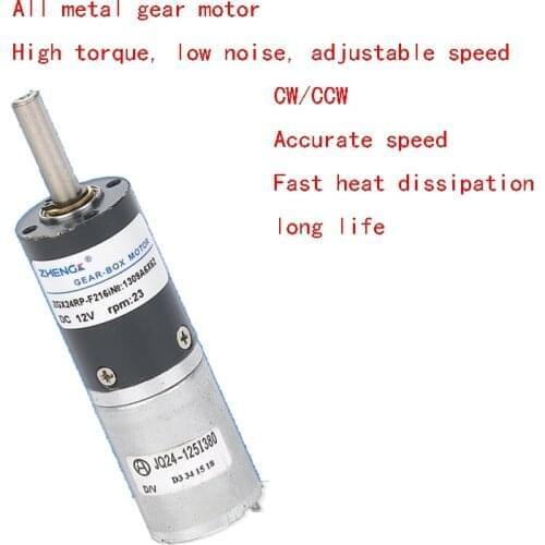 DC brushed planetary geared motor ZGX24RP 12V24V