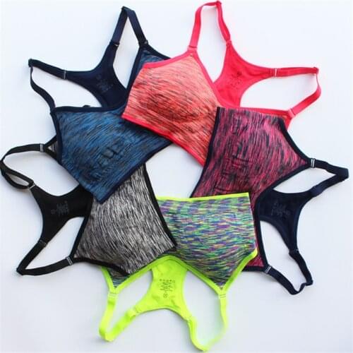 Sports Bra Women Fitness Yoga Padded Push Up Breathable Gym Bra Sujetador Brasieres Deportivos Soutien Gorge Sport Top