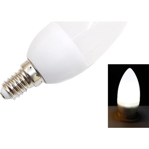 LED candle light bulb 5W tip bubble tail crystal chandelier special E14,Tip bubble(Cold white 220v)