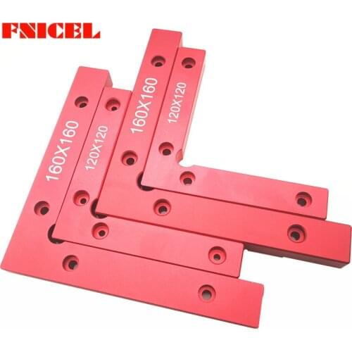 120/160/200mm Aluminum Alloy 90 Degree Positioning Squares L Shape Corner Clamp Wood Metal Welding Fixing Tool Wooden Tools