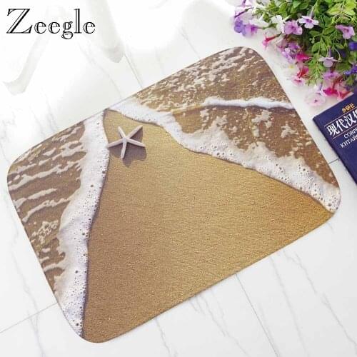 Thickened Coral Carpet Rugs Printed Entrance Hallway Floor Mat Out Door Welcome Mats Kitchen Rugs Bathroom Memory Foam Bath Mat