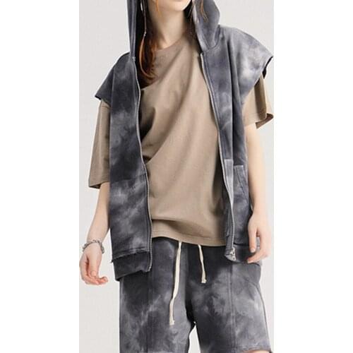 Womens Full Zip Up Hoodie Sleeveless Hooded Sweatshirts Pockets Jacket Casual Coat Vest куртка женская весна Chaleco Mujer