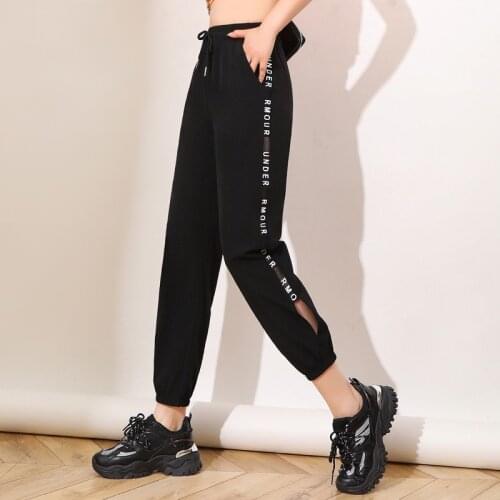 2021 Summer Harem Pants Women Korean Harajuku Joggers Trousers Casual Loose High Waist Drawstring Quick Dry Trousers