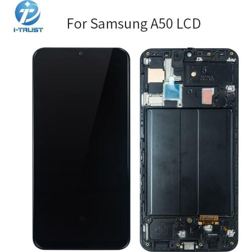 20pcs INCELL LCD For Samsung Galaxy A50 Display With Frame for 6.4" Samsung A50 A505F A505F/DS SM-A505F Touch Screen Assembly