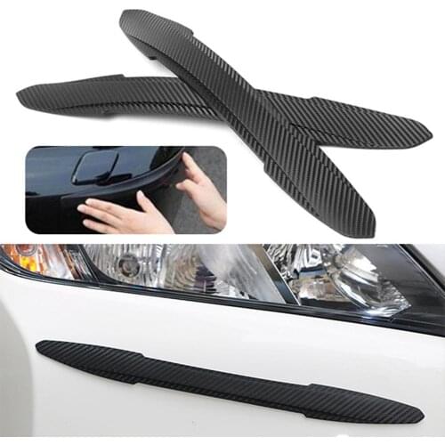 2PcsNew Hot Universal Car Side Bumper Anti-Scratch Strips Protection Guards Trims Cover carros Exterior Automobile Accessories