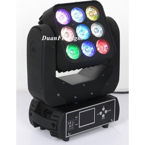 20pcs 9x12 led rgbw moving head beam pixel dot effect lyre moving 3x3 head matrix light led rgbw 12w
