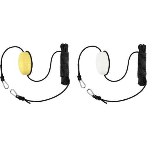 30ft Length Drift Anchor Tow Rope Throw Line Portable Float Buoy Accessory for Marine Boat Yacht Kayak
