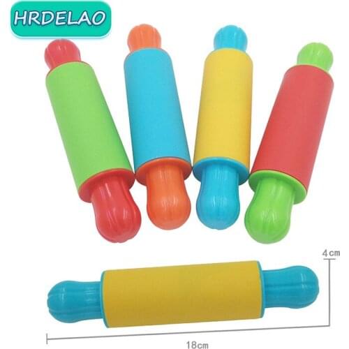 4pcs Kids Plasticine Mold Modeling Clay Slimes DIY Plastic Play Dough Set ​Tools Cutters Play Dough Educational toys for childre