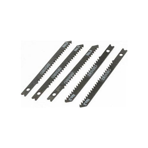 5 Pieces Wood Cutting Straight High Carbon Steel Jig Saw Blades