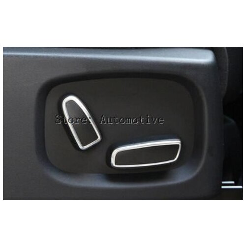 For Land Rover Discovery 4 Range Rover Sport Evoque Car Accessories Seat Adjustment Switch Knob Cover Trim Set of 4pcs