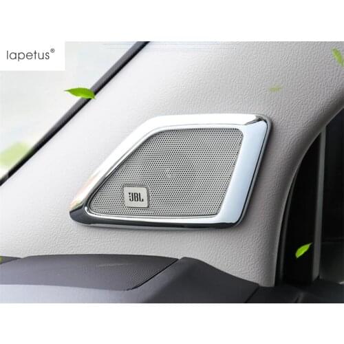 Lapetus Accessories For Toyota Land Cruiser Prado FJ150 2014 - 2020 Front Triangle Pillar A Stereo Speaker Audio Cover Trim
