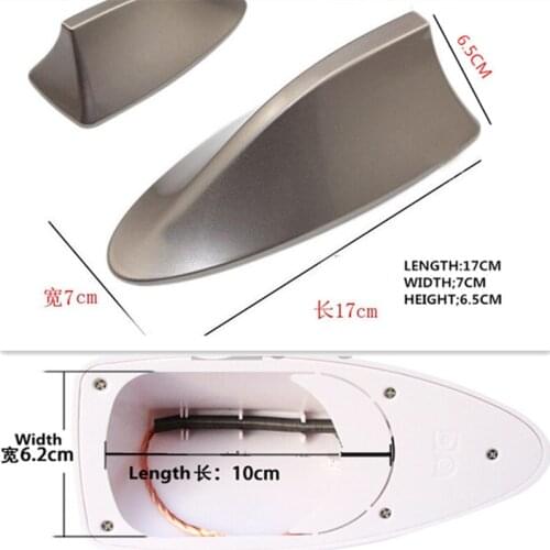 Car Shark Fin Radio Signal Antenna for Suzuki Swift SX4 Mitsubishi ASX Lancer Outlander Pajero Hyundai Solaris ix35 i30