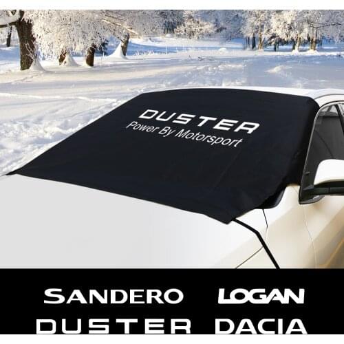 Car Windshield Protector Snow Ice Block Sun Shade Waterproof Cover For Dacia Duster 1.0 Tce Logan Sandero R4 Auto Accessories