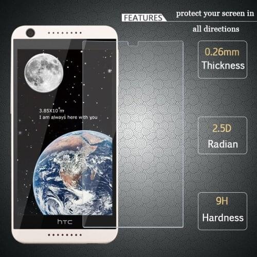 For HTC Desire 626 Tempered Glass 2.5D 9H 0.3mm High Quality Screen Protector Protective Film For HTC Desire 626 626G 626S 5.0"