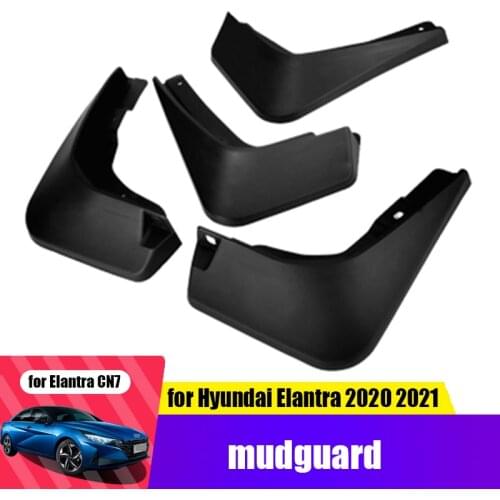 For Hyundai Elantra Avante CN7 2021 PP soft plastic 4PCS mudguard anti-dirty modified auto parts