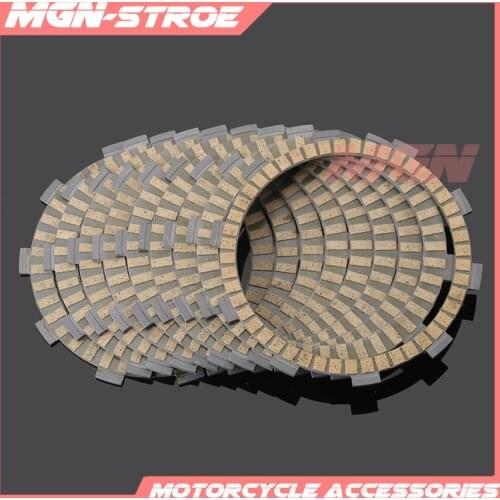 Clutch Friction Plates Disc Set 9pcs For VFR800F 98-99 VFR750F 86-96 Daytona 675 675R 06-12 GSF650 07-09 GSX650 08-09