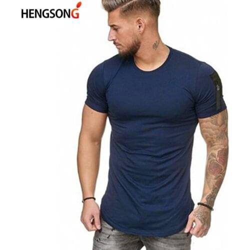 Men Running T-shirt O Neck Short Sleeve Summer Sports Shirt Man New Fitness Shirt Male Men Sports T-shirt Jerseys