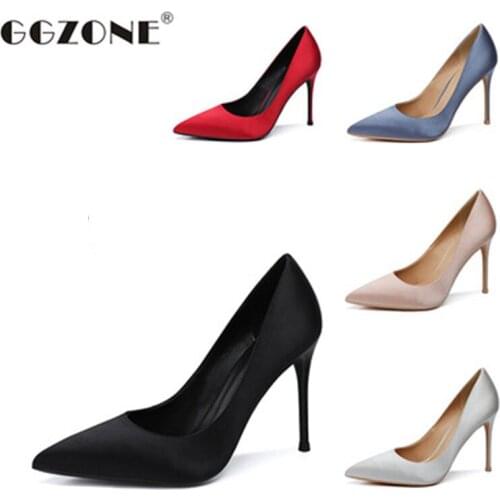 GGZONE Leather Pumps
