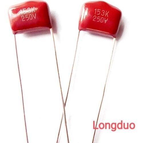 Capacitors 153 0.015UF 15NF 250V 50 Pieces Type CBB Metallized Polypropylene Film