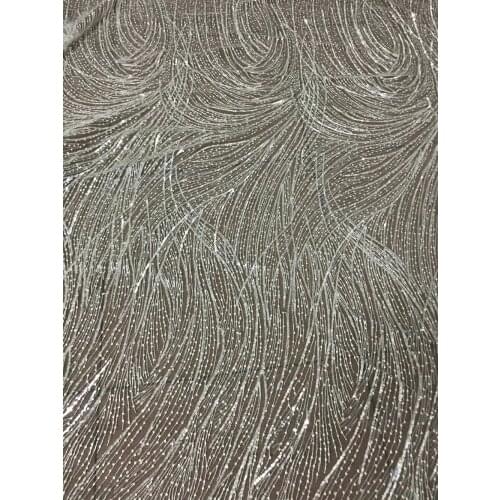 Good design embroidered lace fabric 5yard/lot SYJ-71116 african net lace fabric with flower