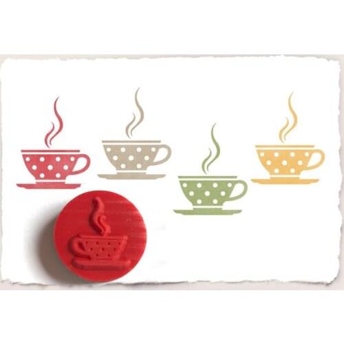 MEET HUANG 2.5cm teacup cling stamp DIY rubber stamps for scrapbooking stationery scrapbooking standard stamp
