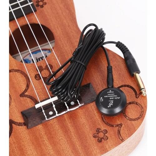 Ukulele Microphone Acoustic Ukelele Pickup No Need To Punch Stage Performance Use Vibration Pickup AD35