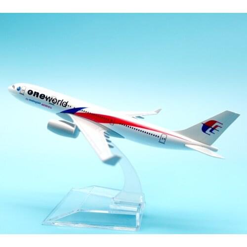 16CM AIR ONE WORLD MALAYSIA AIRCRAFT MODEL MODEL PLANE SIMULATION 16 ALLOY CHRISTMAS TOYS GIFT KIDS